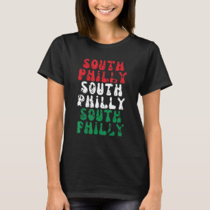 T-shirt Philadelphie Sud Philly Drapeau Italien Ville Broc