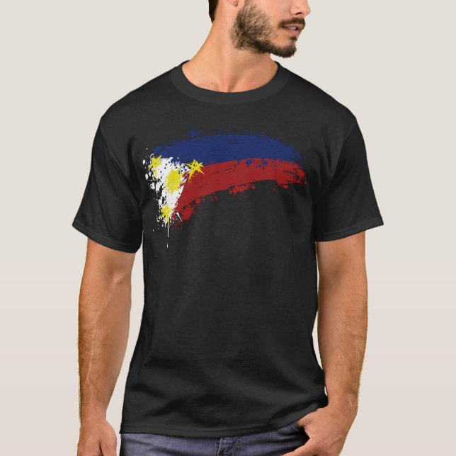 T-shirt PhilFlagSylize2 (Devant)