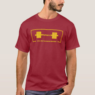 T-shirt Philippiens 4:13 Christian Barbell Force