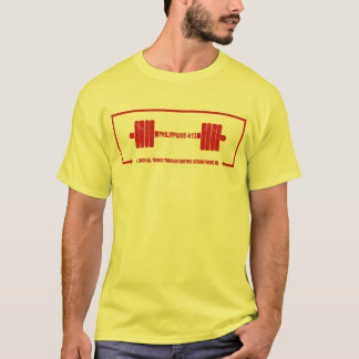 T-shirt Philippiens 4:13 Christian Barbell Force