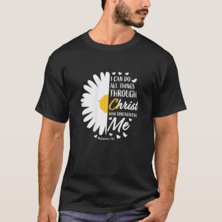 T-shirt Philippiens 4 13 Fleur chrétienne Cadeau religieux