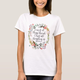 T-shirt Philippiens 4:13 Je peux faire tout