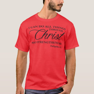 T-shirt Philippiens 4 13 Je Peux Faire Tout Par Chris