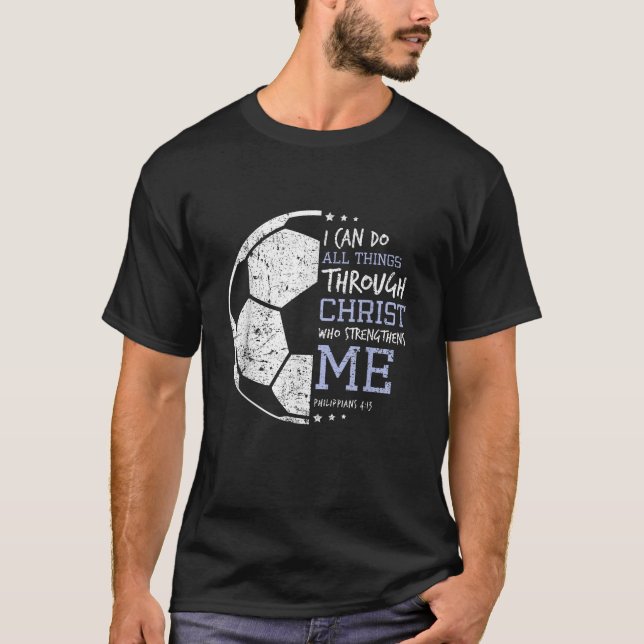 T-shirt Philippiens 4 13 Je Peux Faire Toutes Les Choses C (Devant)