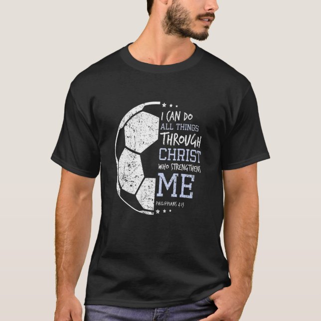 T-shirt Philippiens 4 13 Je Peux Faire Toutes Les Choses C (Devant)