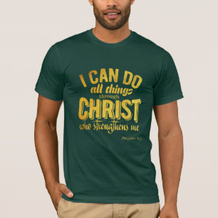 T-shirt Philippiens 4:13 Or Chrétien