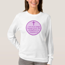Philippiens 4:13 Un violet inspirant les chrétiens