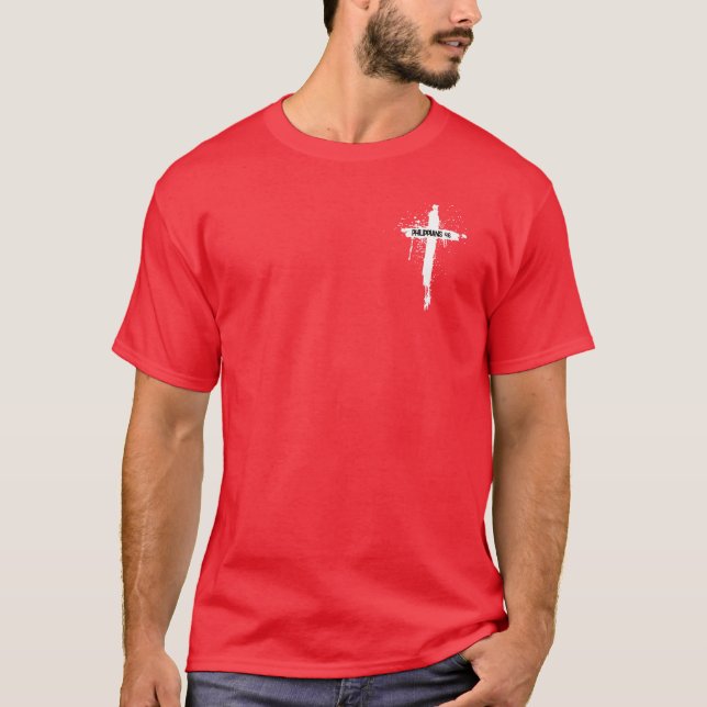 T-shirt Philippiens 4:6 L'anxiété n'est rien (Devant)