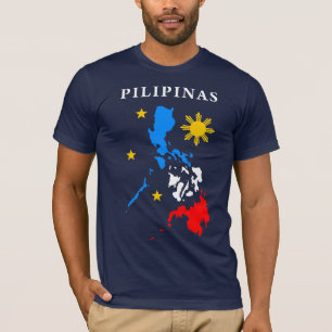 T-shirt philippin de carte