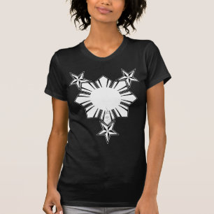 T-shirt Philippin Sun et chemise d'étoiles