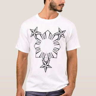 T-shirt Philippin Sun et chemise d'étoiles