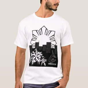 T-shirt Philippin Sun et ville d'étoiles
