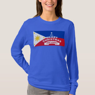 T-shirt Philippine Flag Christmas : Joyeux Noël & Meilleur