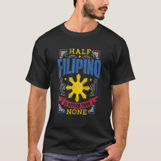 T-shirt Philippine, la chemise Pinoy Pride à moitié Philip