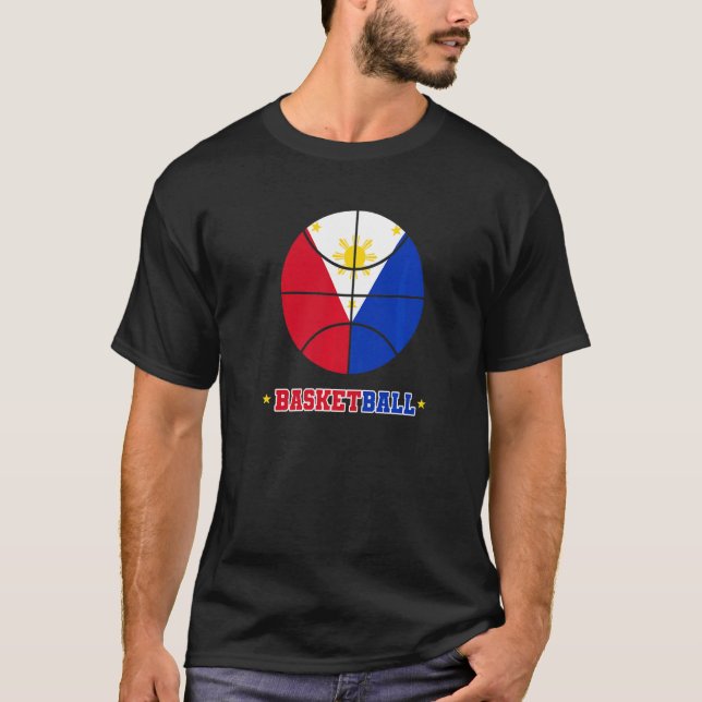 T-shirt Philippines Basket-ball sportif philippin (Devant)