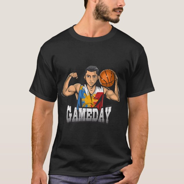 T-shirt Philippines Basket-ball sportif philippin (Devant)