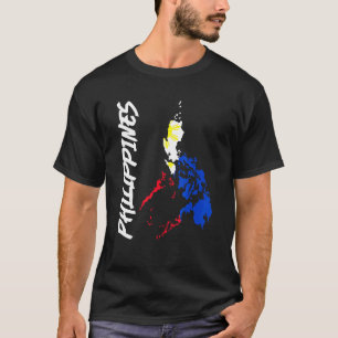 T-shirt Philippines Carte Fierté philippine Pinoy Pinay
