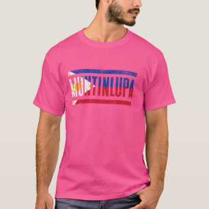 T-SHIRT PHILIPPINES DE MUNTINLUPA AVEC SON FILIPINO FLA FI