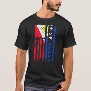 T-shirt Philippines drapeau américain Philippine American 