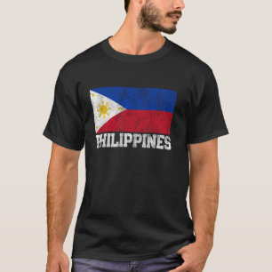 T-shirt Philippines Drapeau National Pride Racines Pays Fa