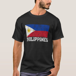 T-shirt Philippines Drapeau National Pride Racines Pays Fa