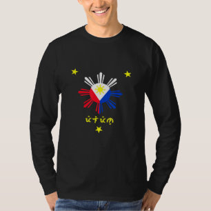 T-shirt Philippines Drapeau Soleil et étoiles Filipino Bay