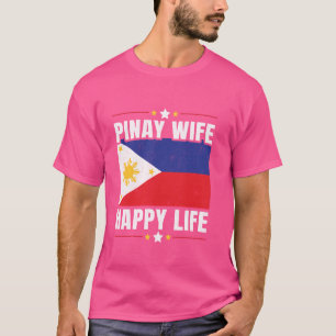 T-shirt Philippines Femme philippine - Pinay Wife Ha