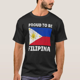T-shirt Philippines Fier D'Être Philippin Filipina Mon Adn