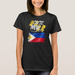 T-shirt Philippines Fier Mignonne Maintenant Jusqu'À Mon F