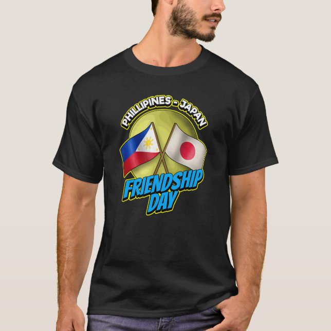 T-shirt Philippines Filipino Japanese Japan Japino Flag Fr (Devant)