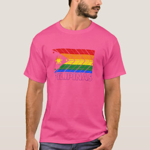 T-shirt Philippines LGBTQ Filipina Filipina Gay Lesbienne 