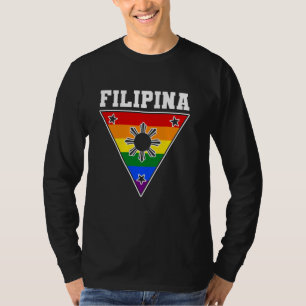 T-shirt Philippines LGBTQ fille philippine Filipina gay le
