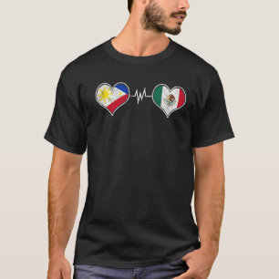 T-shirt Philippines Mexique Fierté Philippine Fier Drapeau