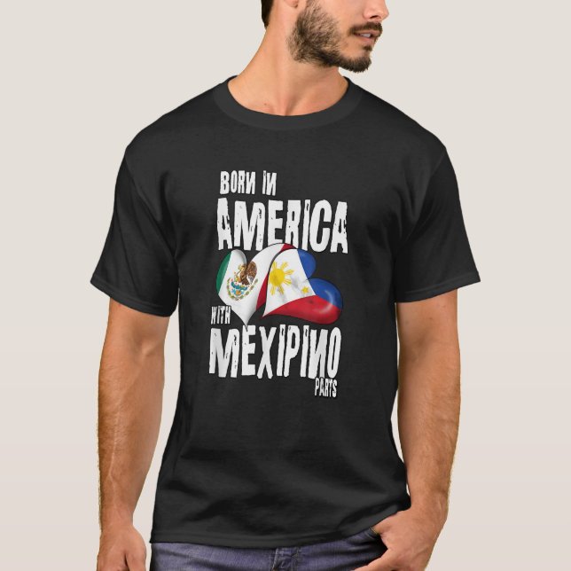 T-shirt Philippines Mexique Fierté Philippine Fier Drapeau (Devant)