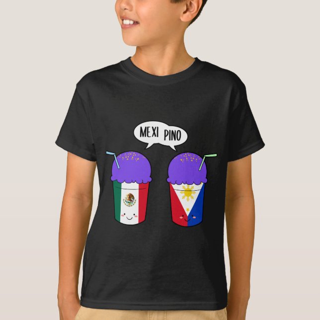 T-shirt Philippines Mexique Filipino Fier Mexique Halo Ha (Devant)