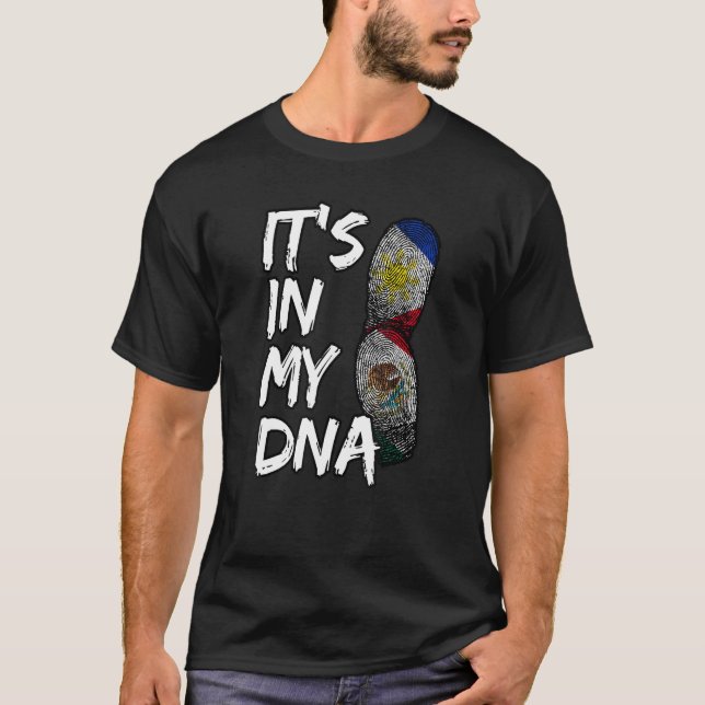 T-shirt Philippines Mexique Philippines Filipino Fier Mexi (Devant)