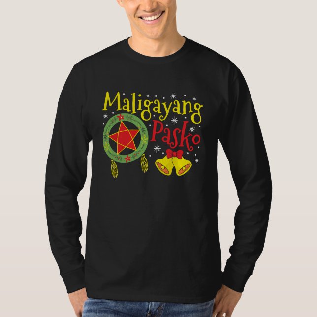 T-shirt Philippines Noël philippin Maligayang Pasko (Devant)