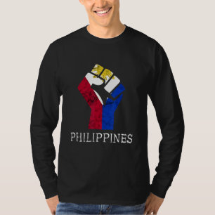 T-shirt Philippines Pilipinas Poing Pinoy Pride