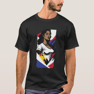 T-shirt Philippines Pinay Filipina Fierté Fier Forte Femme