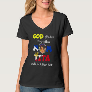 T-shirt Philippines Pinay Filipina Maman Lola Tita Tante W