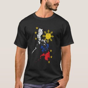 T-shirt Philippines Pinay Filipino Pride Pays Drapeau Isla
