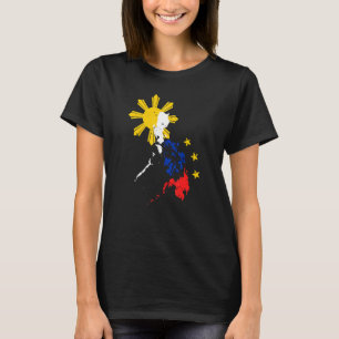 T-shirt Philippines Pinay Filipino Pride Pays Drapeau Isla