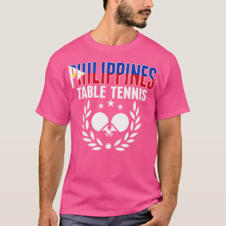T-shirt Philippines Ping Pong Amateurs de soutien Philippi