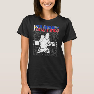 T-shirt Philippines Tennis de table soutien Philippine Pin