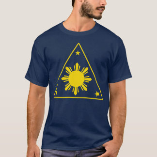 T-shirt Philippines Trois étoiles et un Triangle Soleil 1