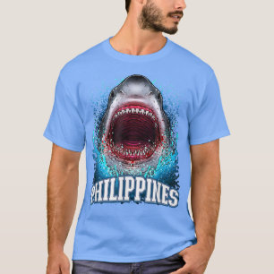 T-shirt Philippines Vacances Great White Shark Beach Trip