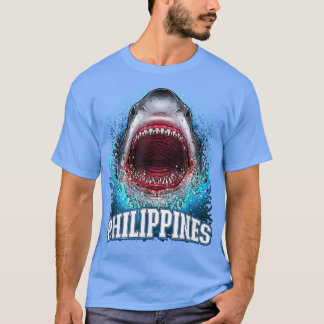 T-shirt Philippines Vacances Great White Shark Beach Trip 