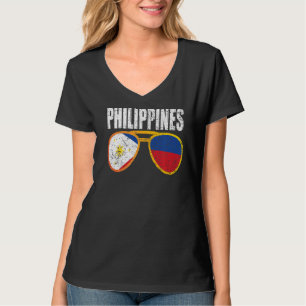 T-shirt Philippines vintage Philippines Filipino Flag Prid