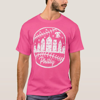 T-shirt Philly Liberty Bell Skyline Laces Philade
