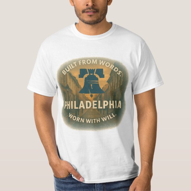 T-shirt Philly Value Tee - Construit À Paroles. | Grit tra (Devant)